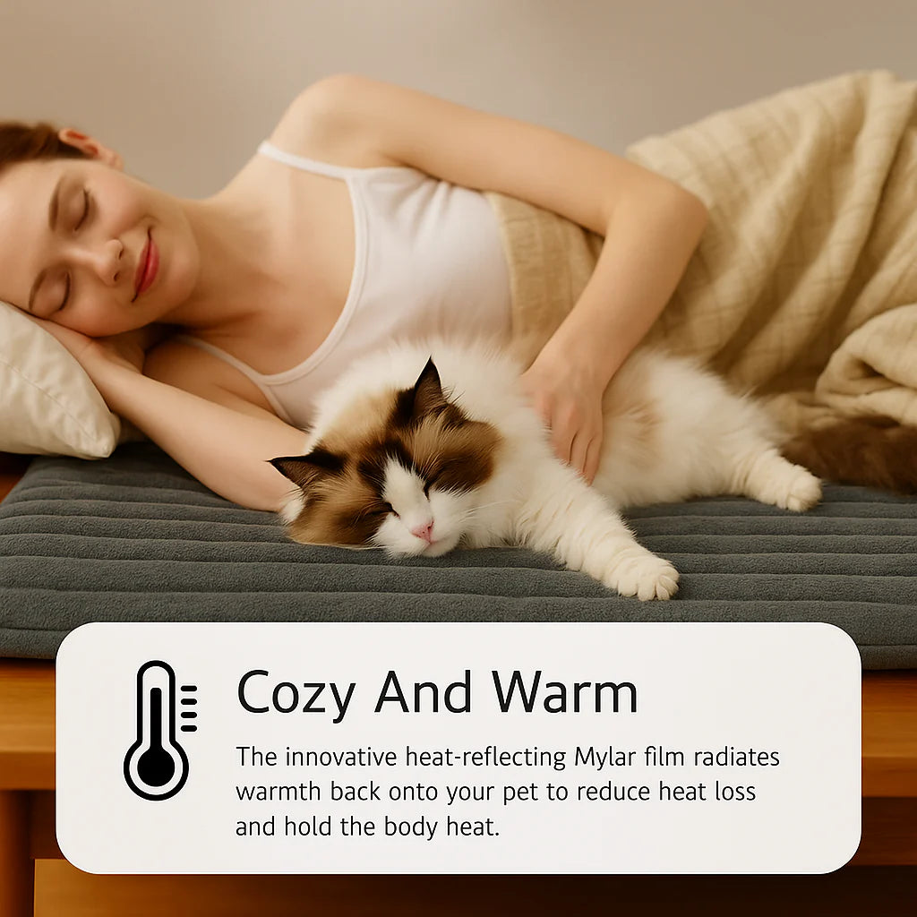 CozyFur Winter Plush Self-Heating Pad