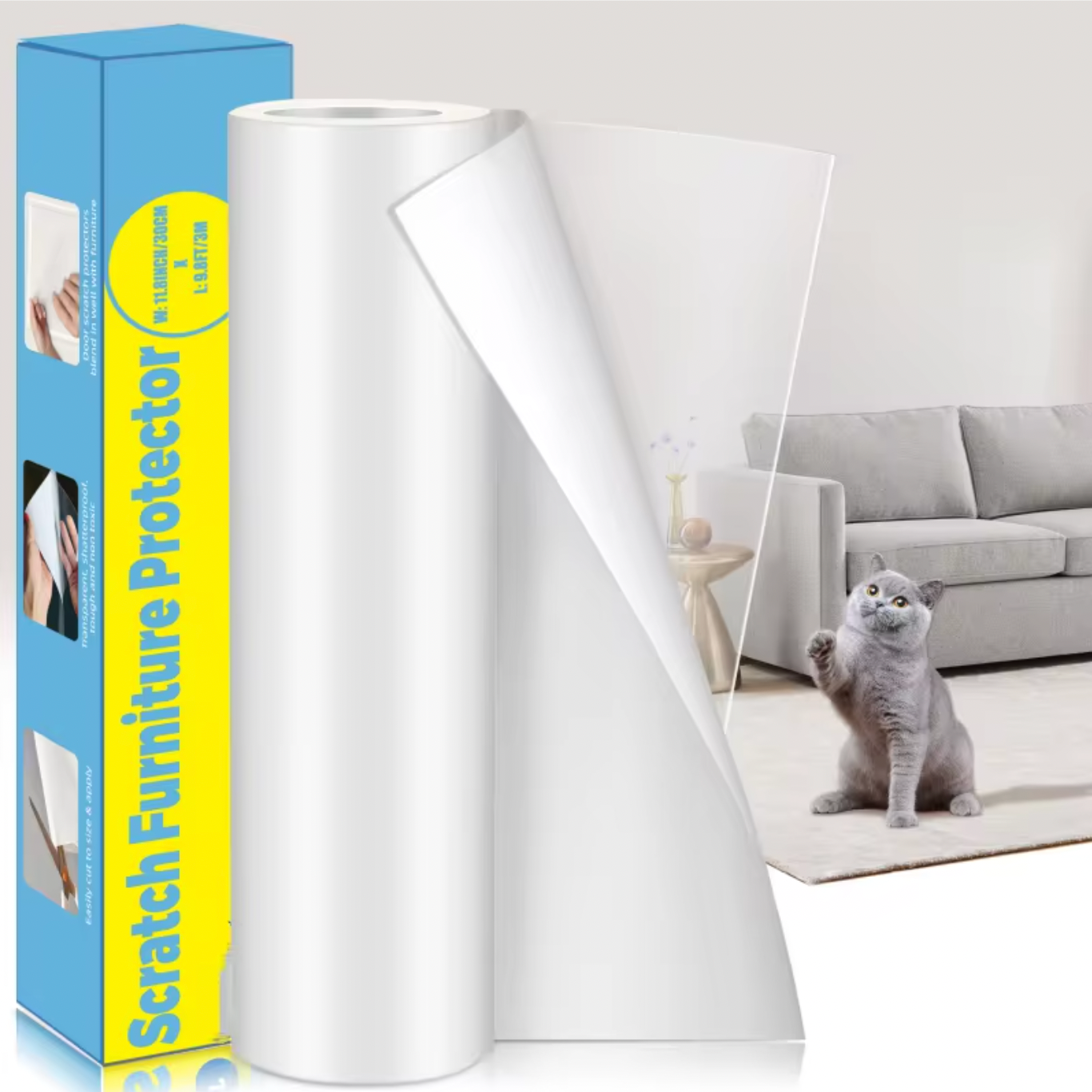Cat Scratch Deterrent Tape